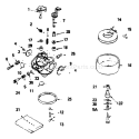 Page A Diagram and Parts List for 8762-1  Briggs and Stratton Generator